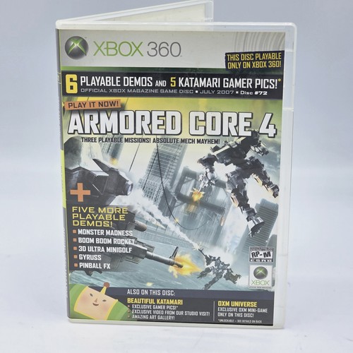 Xbox 360 demo - demo, july